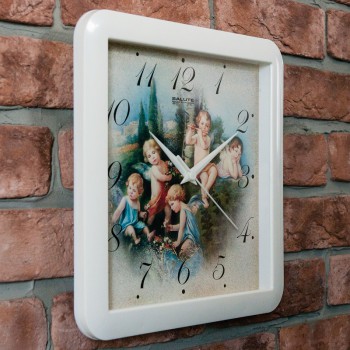 Часы настенные П-А7-327 Ангелы в Любинском - lyubinskij.mebel54.com | фото